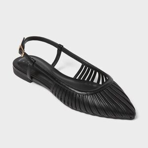 A New Day - Women’s Marisol Flats with Memory Foam Insole - A  Black